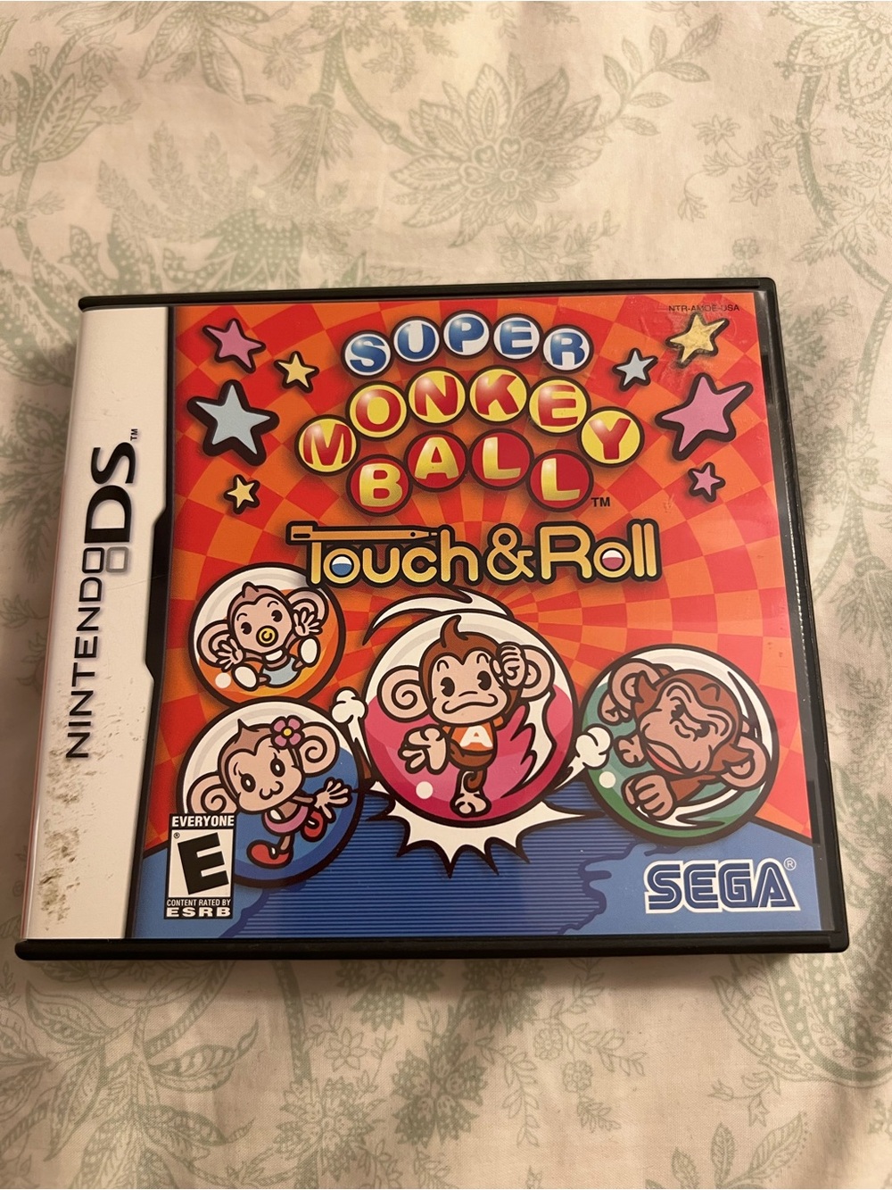 CASE ONLY - Super Monkey Ball: Touch & Roll (Nintendo DS) - SEGA - Orange/Red